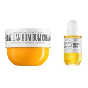 Brazilian Bum Bum Cream and Nourishing Hair Oil Bundle